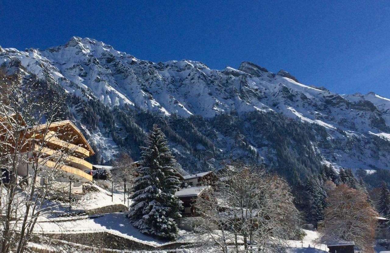 Holiday Flat #1, Chalet Aberot, Wengen, Switzerland المظهر الخارجي الصورة