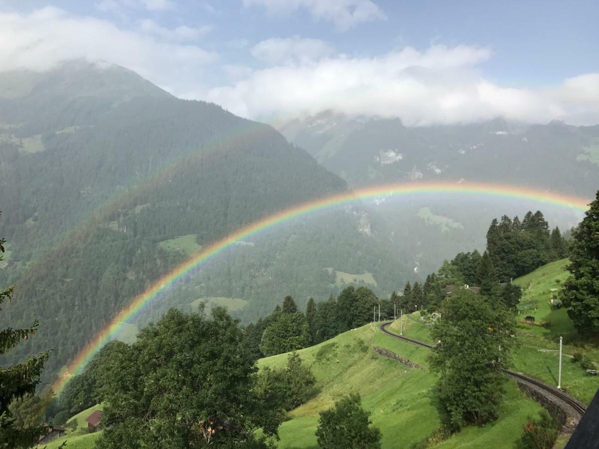 Holiday Flat #1, Chalet Aberot, Wengen, Switzerland المظهر الخارجي الصورة