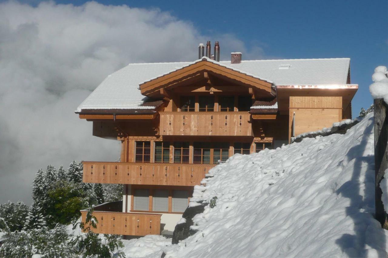 Holiday Flat #1, Chalet Aberot, Wengen, Switzerland المظهر الخارجي الصورة